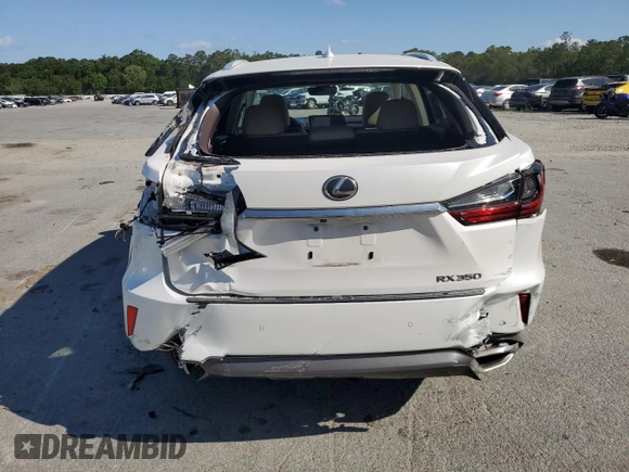 2017 Lexus RX 350 with VIN 2T2ZZMCA9HC058260, listed as a Copart auction lot 53274465 with 69,583 mi miles and Salvage title. Bid and sale history available at DreamBid. Image 6.
