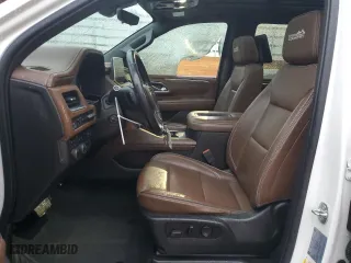 2021 Chevrolet Tahoe High Country with VIN 1GNSKTKL8MR152144, listed as a Copart auction lot 83862264 with 85,865 mi miles and Salvage Title. Bid and sale history available at carsss.com. Image 7.