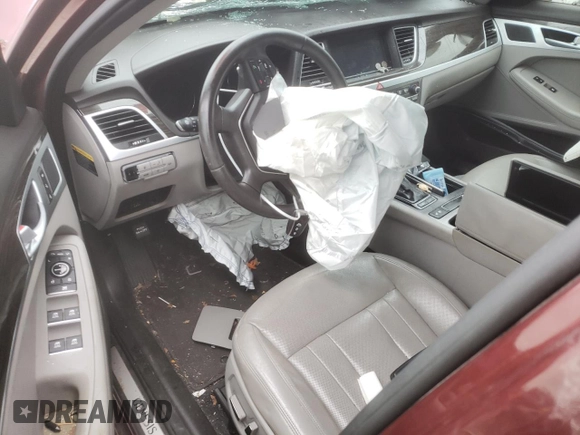2015 Hyundai Genesis 3.8L with VIN KMHGN4JE9FU040088, listed as a Copart auction lot 50881415 with 136,953 mi miles and Salvage Title. Bid and sale history available at DreamBid. Image 8.