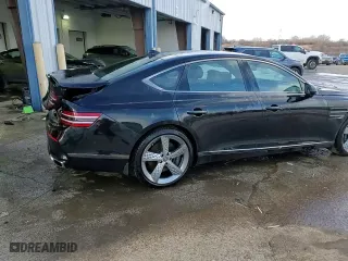 2023 Genesis G80 3.5T Sport with VIN KMTGB4SD1PU156195, listed as a Copart auction lot 88170495 with 20,416 mi miles and Salvage Title. Bid and sale history available at carsss.com. Image 13.