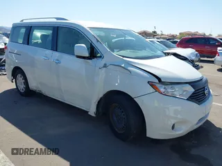 2014 Nissan Quest S with VIN JN8AE2KP6E9106763, listed as a IAAI auction lot 41844397 with 71,342 mi miles and . Bid and sale history available at DreamBid. Image 1.
