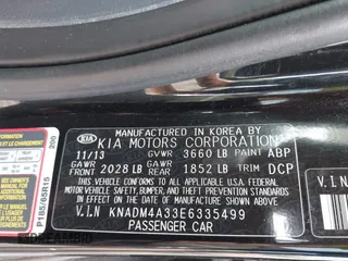 2014 Kia Rio LX with VIN KNADM4A33E6335499, listed as a IAAI auction lot 42123085 with 148,146 mi miles and . Bid and sale history available at DreamBid. Image 9.