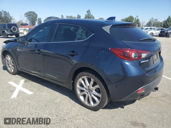 2014 Mazda 3 S Touring with VIN JM1BM1L31E1162990, listed as a Copart auction lot 51667034 with 92,255 mi miles and Salvage Title. Bid and sale history available at DreamBid. Image 2.
