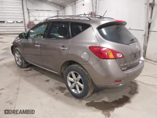 2009 Nissan Murano SL with VIN JN8AZ18W99W207669, listed as a IAAI auction lot 41783236 with 175,141 mi miles. Bid and sale history available at carsss.com. Image 3.