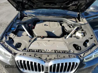2024 BMW X3 sDrive30i with VIN 5UX43DP0XR9U58299, listed as a Copart auction lot 47617185 with 9,385 mi miles and Salvage Title. Bid and sale history available at DreamBid. Image 12.