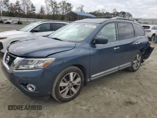 2015 Nissan Pathfinder S with VIN 5N1AR2MNXFC603519, listed as a Copart auction lot 79544264 with 103,644 mi miles and Salvage Title. Bid and sale history available at carsss.com. Image 1.