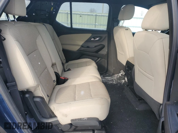 2022 Chevrolet Traverse LS with VIN 1GNEVFKW4NJ112207, listed as a Copart auction lot 47103345 with 14,666 mi miles and Salvage Title. Bid and sale history available at carsss.com. Image 11.