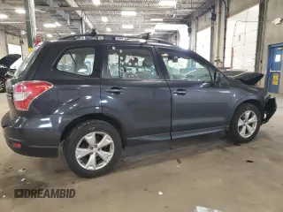 2015 Subaru Forester 2.5i with VIN JF2SJABC6FH838323, listed as a Copart auction lot 60143975 with 103,455 mi miles and Salvage title. Bid and sale history available at DreamBid. Image 3.