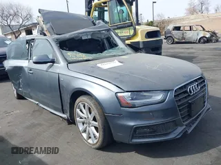 2014 Audi A4 Premium z VIN WAUAFAFL6EN001848, wystawiony jako IAAI lot #41655779 z przebiegiem Nie podano mil oraz . Historia ofert i sprzedaży dostępna na DreamBid. Obrazek 1.