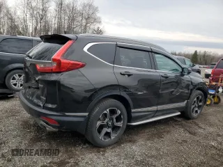 2017 Honda CR-V Touring with VIN 2HKRW2H9XHH113831, listed as a Copart auction lot 53442615 with 150,460 mi miles and Salvage Title. Bid and sale history available at DreamBid. Image 3.