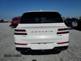 2021 Genesis GV80 with VIN KMUHCESC0MU054263, listed as a Copart auction lot 85953934 with 28,735 mi miles and Salvage Title. Bid and sale history available at DreamBid. Image 6.