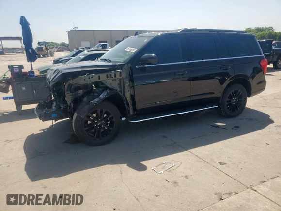 2022 Ford Expedition XLT with VIN 1FMJU1HT4NEA34624, listed as a Copart auction lot 56891045 with 48,202 mi miles and Salvage title. Bid and sale history available at DreamBid. Image 1.
