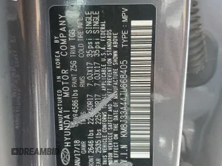 2018 Hyundai Tucson SEL z VIN KM8J33A44JU668405, wystawiony jako Copart lot #58159145 z przebiegiem Nie podano mil oraz Tytuł czysty. Historia ofert i sprzedaży dostępna na DreamBid. Obrazek 13.