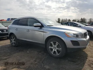 2013 Volvo XC60 T6 with VIN YV4902DZ2D2383555, listed as a Copart auction lot 47455365 with Not Provided miles and Salvage Title. Bid and sale history available at carsss.com. Image 4.