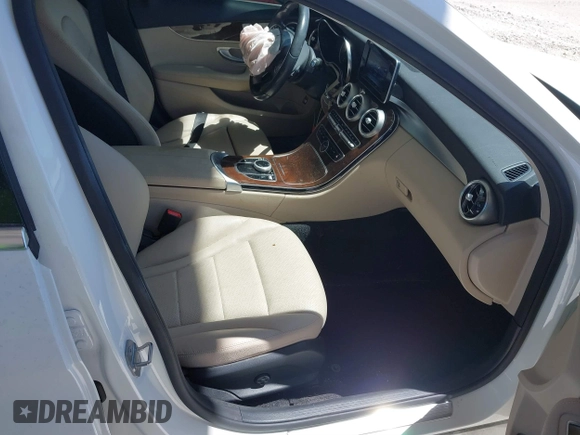 2017 Mercedes-Benz C 300 with VIN WDDWF4JB5HR286828, listed as a IAAI auction lot 41894957 with 57,325 mi miles and . Bid and sale history available at carsss.com. Image 5.