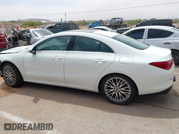 2023 Mercedes-Benz CLA 250 with VIN W1K5J4GB8PN391130, listed as a IAAI auction lot 42052752 with 20,679 mi miles and . Bid and sale history available at DreamBid. Image 15.