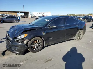 2015 Ford Fusion Energi Titanium with VIN 3FA6P0SU9FR233704, listed as a Copart auction lot 69322502 with 168,597 mi miles. Bid and sale history available at carsss.com. Image 1.