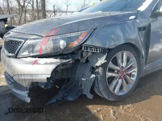 2015 Kia Optima SX Turbo with VIN 5XXGR4A63FG449274, listed as a IAAI auction lot 41600422 with 158,133 mi miles. Bid and sale history available at carsss.com. Image 6.