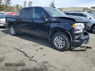 2024 Chevrolet Silverado 1500 RST with VIN 2GCUDEED4R1162519, listed as a Copart auction lot 45704185 with 46,115 mi miles and Salvage Title. Bid and sale history available at carsss.com. Image 4.