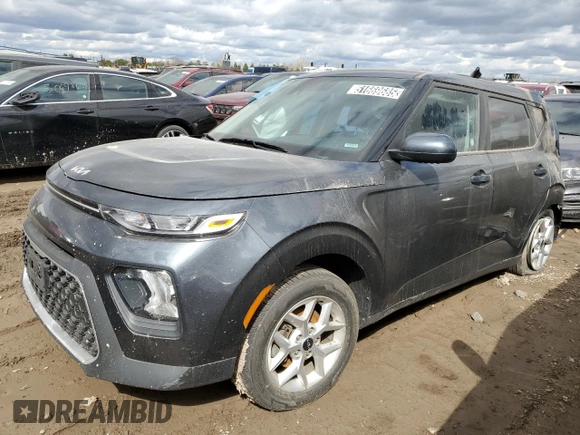 2022 Kia Soul LX with VIN KNDJ23AUXN7832123, listed as a Copart auction lot 51669685 with 47,046 mi miles and Non Repairable. Bid and sale history available at carsss.com. Image 1.