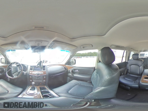 2017 Infiniti QX80 with VIN JN8AZ2NE7H9151603, listed as a Copart auction lot 60823795 with 128,027 mi miles and Clean title. Bid and sale history available at DreamBid. Image 15.