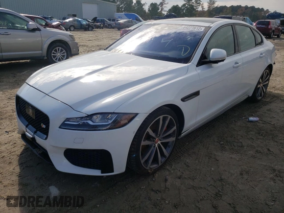 2017 Jaguar XF S with VIN SAJBM4BVXHCY43258, listed as a Copart auction lot 64277612 with 43,198 mi miles. Bid and sale history available at carsss.com. Image 2.