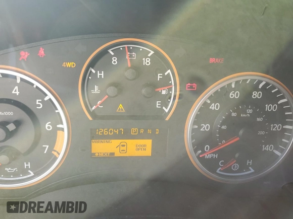 2013 Nissan Titan SL with VIN 1N6BA0EC0DN304864, listed as a Copart auction lot 42693215 with 126,047 mi miles and Salvage Title. Bid and sale history available at DreamBid. Image 9.