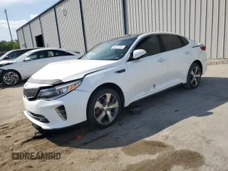 2016 Kia Optima SX Turbo with VIN 5XXGW4L24GG025588, listed as a Copart auction lot 54374135 with 109,005 mi miles and Salvage title. Bid and sale history available at DreamBid. Image 1.