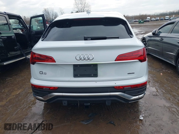 2023 Audi Q5 Sportback S line Premium Plus with VIN WA15AAFY7P2119257, listed as a IAAI auction lot 41413204 with 12,671 mi miles and . Bid and sale history available at DreamBid. Image 17.