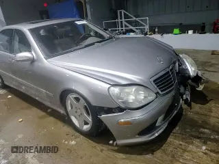 2004 Mercedes-Benz S-Class 5.0L with VIN WDBNG84J54A387825, listed as a Copart auction lot 45894265 with 0 mi miles and Salvage Title. Bid and sale history available at carsss.com. Image 11.