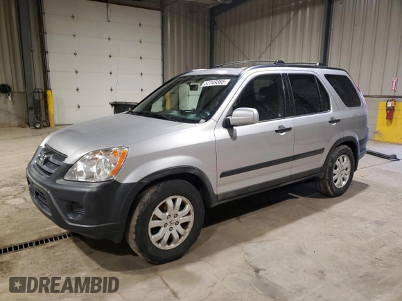 2005 Honda CR-V EX with VIN JHLRD78865C010815, listed as a Copart auction lot 52749385 with 161,047 mi miles and Salvage Title. Bid and sale history available at carsss.com. Image 1.