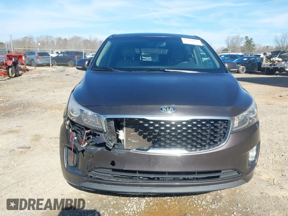 2016 Kia Sedona EX with VIN KNDMC5C11G6184513, listed as a IAAI auction lot 41488816 with 184,476 mi miles. Bid and sale history available at carsss.com. Image 12.