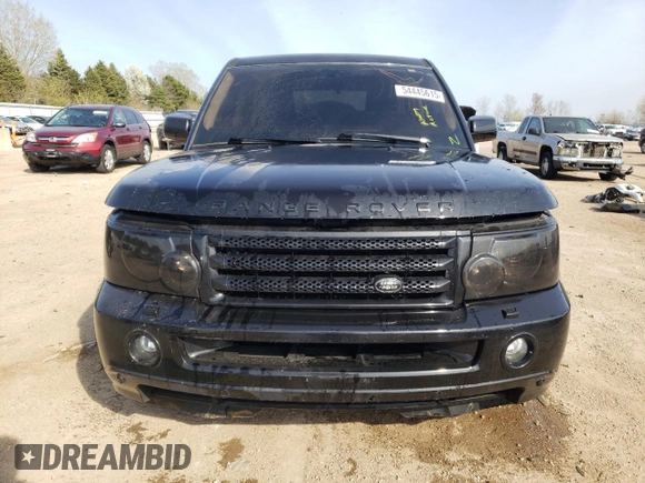2008 Land Rover Range Rover Sport SC with VIN SALSH23488A185862, listed as a Copart auction lot 54445615 with 147,187 mi miles and Salvage title. Bid and sale history available at DreamBid. Image 5.