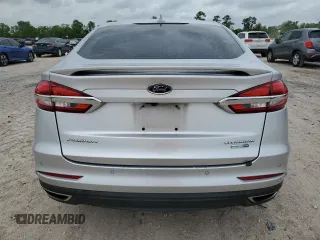 2019 Ford Fusion Titanium with VIN 3FA6P0D99KR105398, listed as a Copart auction lot 54786845 with 122,776 mi miles and Salvage title. Bid and sale history available at DreamBid. Image 6.