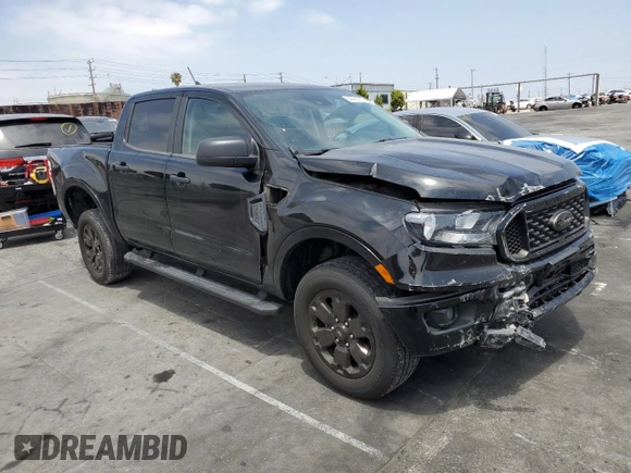 2023 Ford Ranger XL with VIN 1FTER4EH4PLE04252, listed as a Copart auction lot 58993055 with 20,307 mi miles and Salvage title. Bid and sale history available at DreamBid. Image 4.