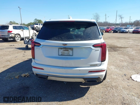 2022 Cadillac XT6 Premium Luxury with VIN 1GYKPCRS2NZ177625, listed as a IAAI auction lot 41646155 with 94,694 mi miles and . Bid and sale history available at DreamBid. Image 16.