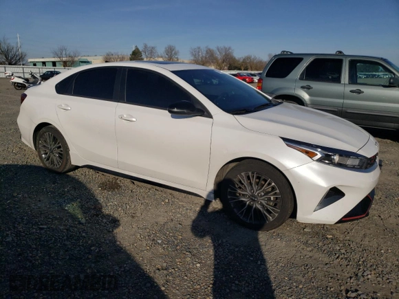 2024 Kia Forte GT-Line with VIN 3KPF54AD9RE702438, listed as a Copart auction lot 46195175 with 37,242 mi miles and Salvage Title. Bid and sale history available at carsss.com. Image 4.