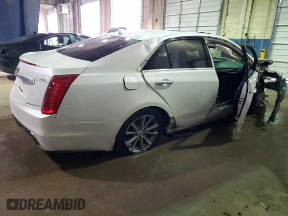 2017 Cadillac CTS Luxury AWD with VIN 1G6AX5SS7H0174142, listed as a Copart auction lot 47094795 with Not Provided miles and Salvage Title. Bid and sale history available at DreamBid. Image 3.