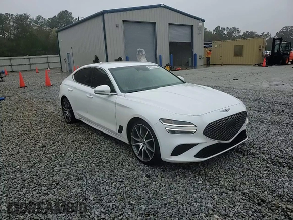 2023 Genesis G70 2.0T with VIN KMTG34TA5PU134136, listed as a Copart auction lot 80513584 with 12,567 mi miles and Salvage Title. Bid and sale history available at DreamBid. Image 13.