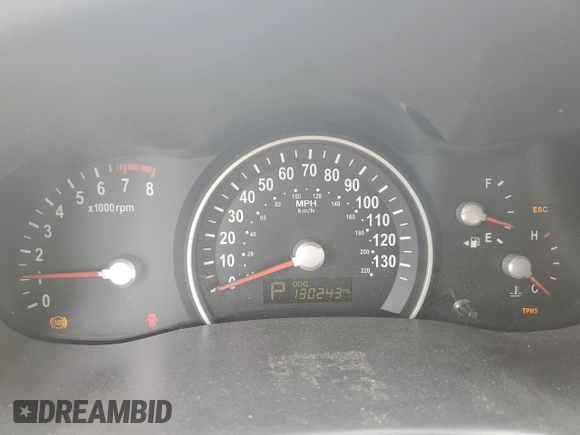 2012 Kia Sedona LX with VIN KNDMG4C79C6496785, listed as a Copart auction lot 73310344 with 130,243 mi miles and Salvage Title. Bid and sale history available at carsss.com. Image 9.