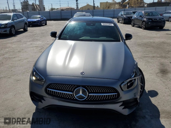 2023 Mercedes-Benz E-Class E 350 with VIN W1KZF8DB7PB106515, listed as a Copart auction lot 50422465 with 53,877 mi miles and Salvage Title. Bid and sale history available at carsss.com. Image 5.
