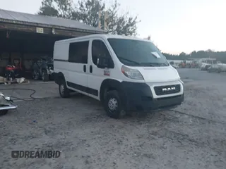 2019 Ram ProMaster Cargo with VIN 3C6TRVAG5KE505917, listed as a IAAI auction lot 40537126 with 115,346 mi miles and . Bid and sale history available at carsss.com. Image 1.