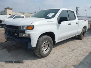 2021 Chevrolet Silverado 1500 Work Truck with VIN 1GCRYAEF6MZ216391, listed as a IAAI auction lot 42222436 with 56,286 mi miles and . Bid and sale history available at DreamBid. Image 2.
