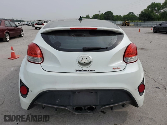 2015 Hyundai Veloster Turbo with VIN KMHTC6AE5FU234987, listed as a Copart auction lot 60449085 with 96,811 mi miles and Clean title. Bid and sale history available at DreamBid. Image 6.