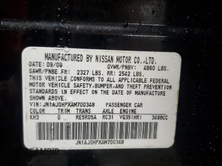 2010 Infiniti EX Journey with VIN JN1AJ0HPXAM700348, listed as a Copart auction lot 72987464 with 131,690 mi miles and Salvage Title. Bid and sale history available at DreamBid. Image 15.