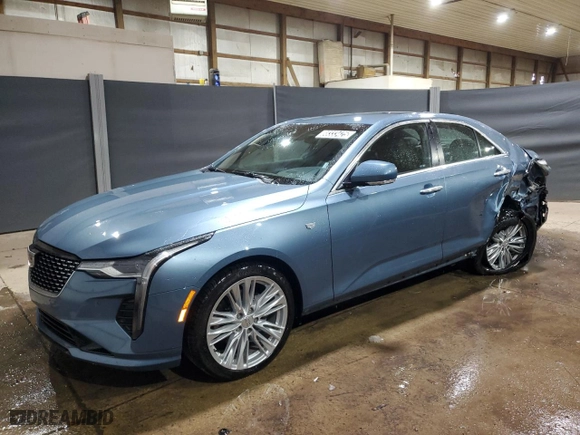 2024 Cadillac CT4 Premium Luxury with VIN 1G6DB5RK4R0119392, listed as a Copart auction lot 88333425 with 28,184 mi miles and Clean Title. Bid and sale history available at carsss.com. Image 1.