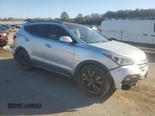 2017 Hyundai Santa Fe Ultimate with VIN 5XYZW4LA6HG422927, listed as a Copart auction lot 48795605 with 136,657 mi miles and Salvage title. Bid and sale history available at DreamBid. Image 4.