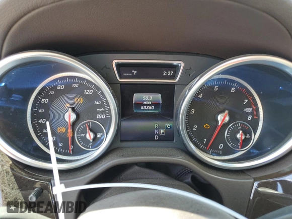 2017 Mercedes-Benz GLS 450 with VIN 4JGDF6EE2HA969047, listed as a Copart auction lot 50486924 with 53,350 mi miles and . Bid and sale history available at DreamBid. Image 9.