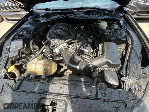 2017 Ford Mustang V6 with VIN 1FATP8EM9H5270027, listed as a Copart auction lot 54631965 with 55,166 mi miles and Salvage Title. Bid and sale history available at carsss.com. Image 7.
