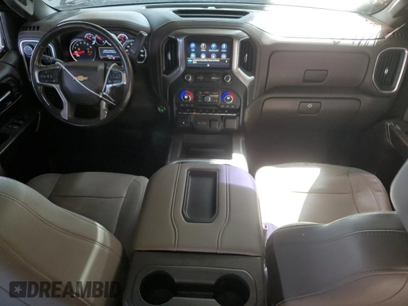 2021 Chevrolet Silverado 1500 LTZ with VIN 1GCUYGET1MZ305238, listed as a Copart auction lot 68884534 with 84,045 mi miles and Salvage Title. Bid and sale history available at DreamBid. Image 8.